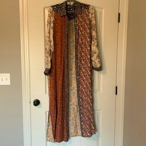 Natural Life Dress/Duster Patchwork